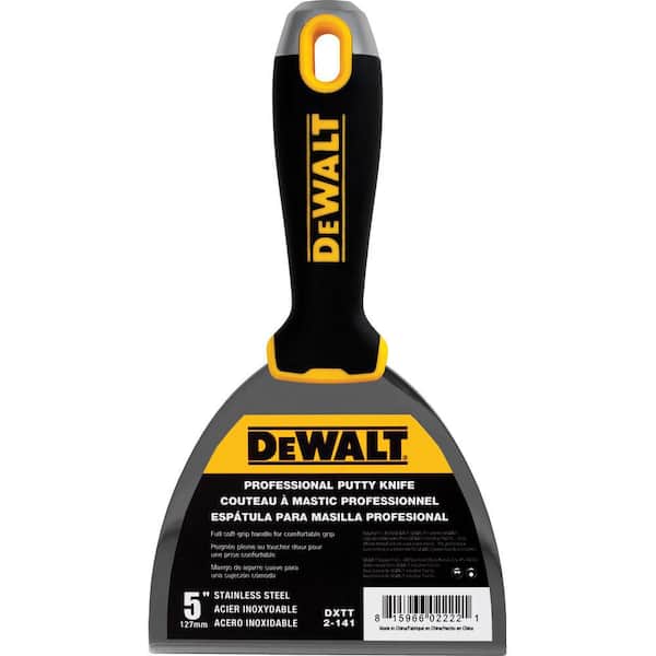 DEWALT 4in., 5in., and 6in. Stainless steel Joint Knives (1-Piece, 3-Pack)
