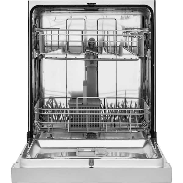 24 in. Stainless Steel Front Control Tall Tub Dishwasher with Stainless Steel Tub, 52 dBA