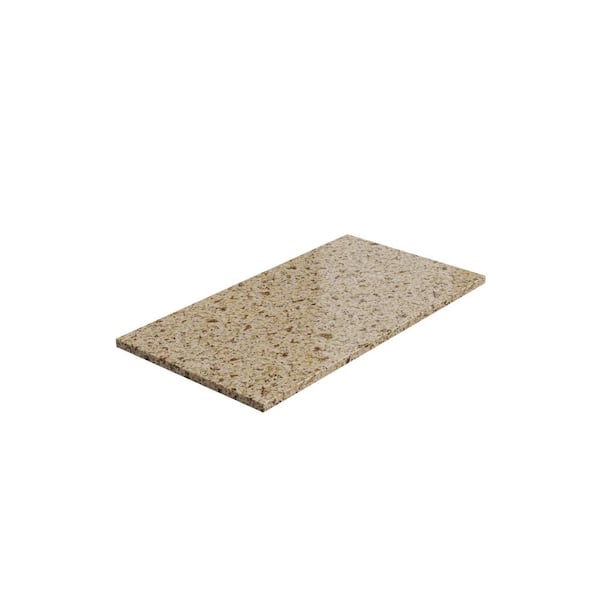 NewAge Products 4 ft. Solid Surface Countertop in Gold Sand Granite