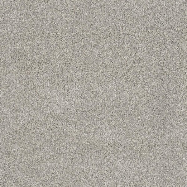 Lifeproof Misty Meadows I- Powell Gray - 45 oz. SD Polyester Texture Installed Carpet
