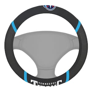NFL - Tennessee Titans Embroidered Steering Wheel Cover in Black - 15in. Diameter