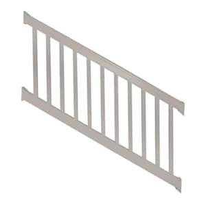 Vanderbilt 3.5 ft. H x 8 ft. W Tan Vinyl Stair Railing Kit