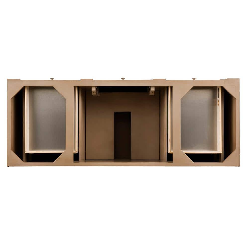 Bristol 60" Dark Wood Single Bathroom Vanity