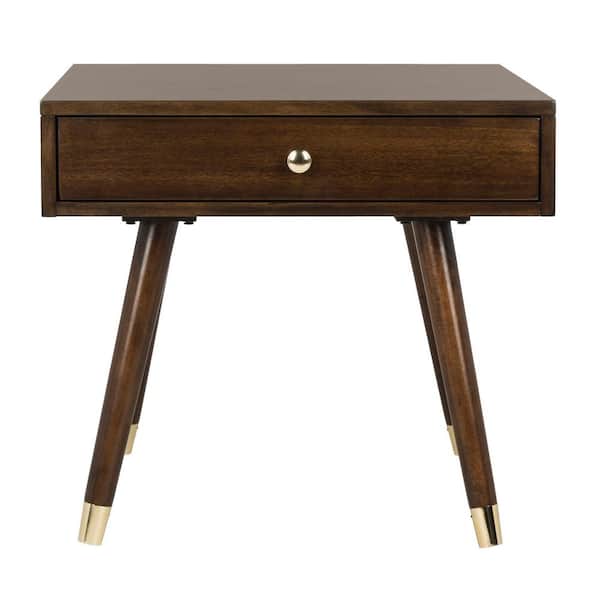 SAFAVIEH Levinson Brown Storage End Table