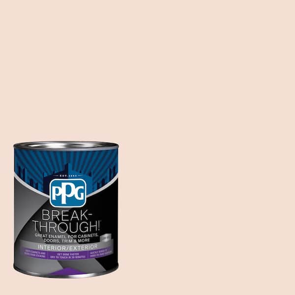 Break-Through! 1 qt. PPG1199-2 Peach Shortcake Semi-Gloss Door, Trim & Cabinet Paint
