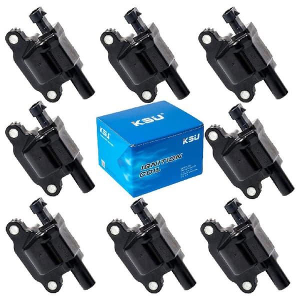 KSU Ignition Coils, Compatible with Cadillac, Chevrolet, and GMC Models (8-Pack)