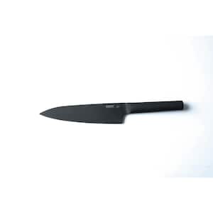 Fiskars Hard Edge 4.57 in. Stainless Steel Partial Tang Serrated Edge Small Chef's  Knife Polypropylene Handle, Single 1051749 - The Home Depot