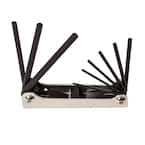Klein Tools Folding Hex Key Set, 9-Key, SAE Sizes 70591