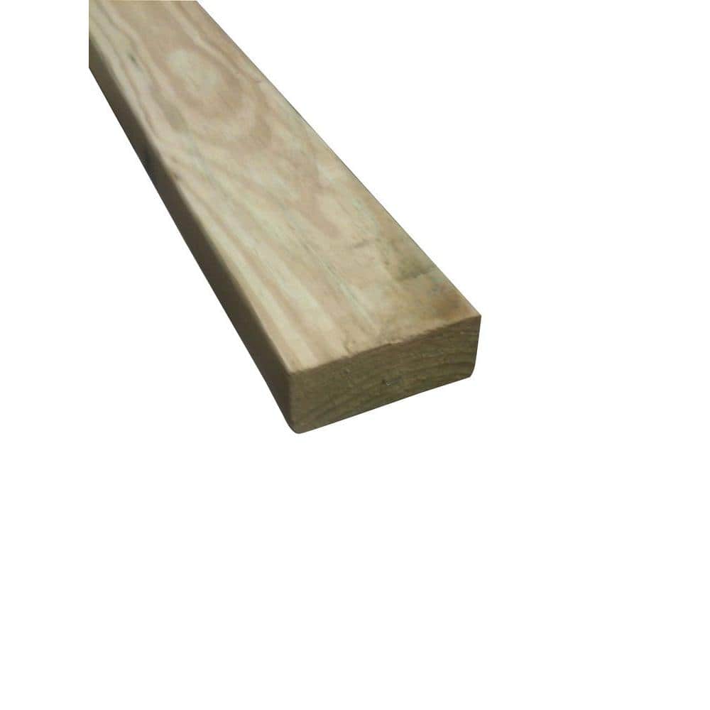 3/4 in. x 31/2 in. x 4 ft. PressureTreated Pine Wood DogEar Fence
