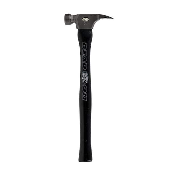 DEAD ON TOOLS 21 oz. Milled Face Framing Hammer with 18 in. Straight Hickory Handle