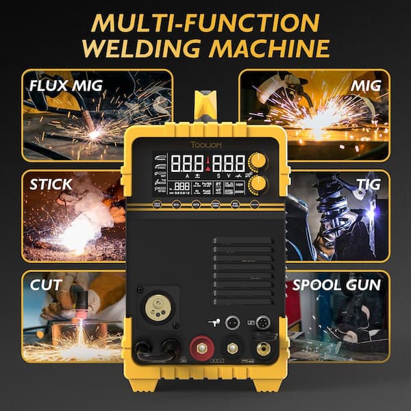 MYWISH 200 Amp 110V/220V 5-in-1 Multi-Process Welder with 50A