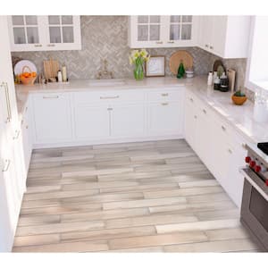 Maori 5.9 in. x 35.4 in. White Porcelain Matte Wall and Floor Tile (11.63 sq. ft./case) 8-Pack