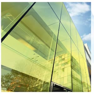 24 in. x 50 ft. CAYW Transparent Color Yellow Window Film