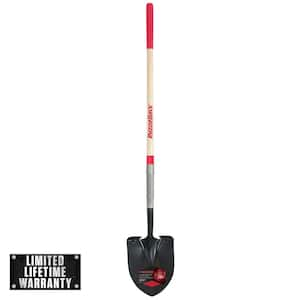 48 in. Wood Handle Round Point Shovel