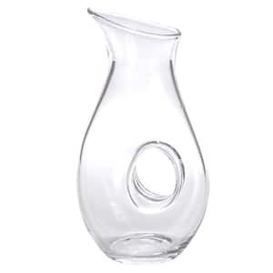 28 oz. 11 in. High Eternity European Mouth Blown Lead Free Crystal Pitcher