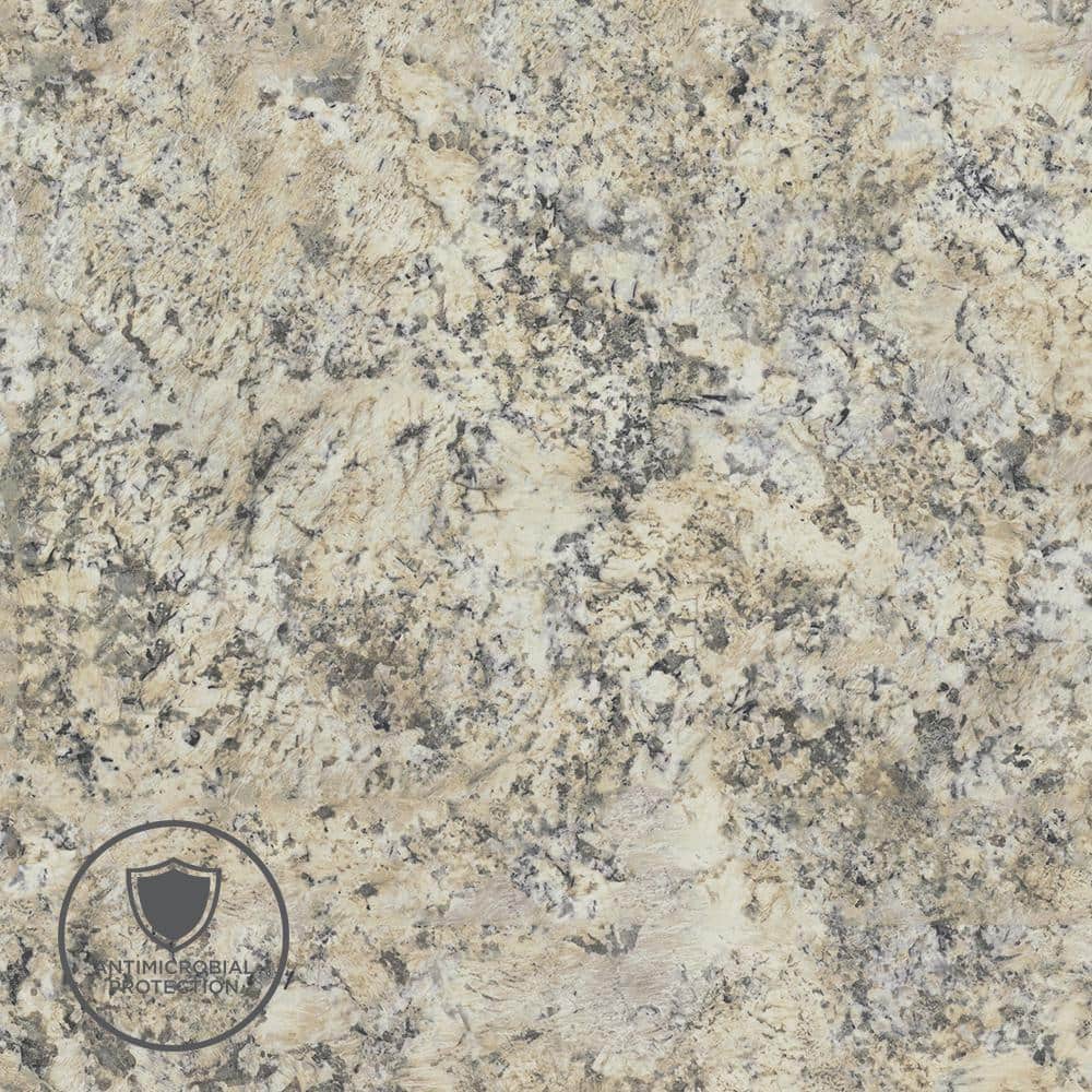 Wilsonart 3 in. x 5 in. Laminate Sheet Sample in Typhoon Ice with Premium Antique Finish