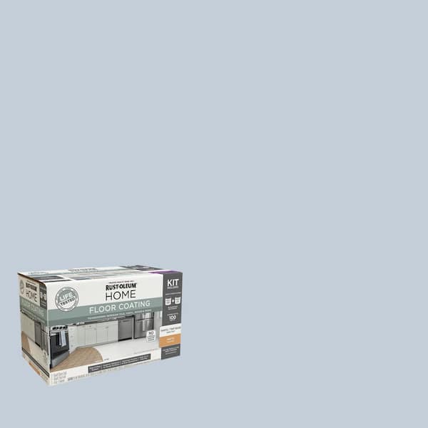 1 qt. Icy Gray Interior Floor Base Matte Clear Coating Kit