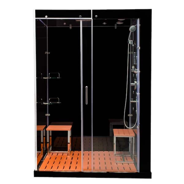 Steam Planet Venus 59 in. x 32 in. X 86 in. Steam Shower Kit in