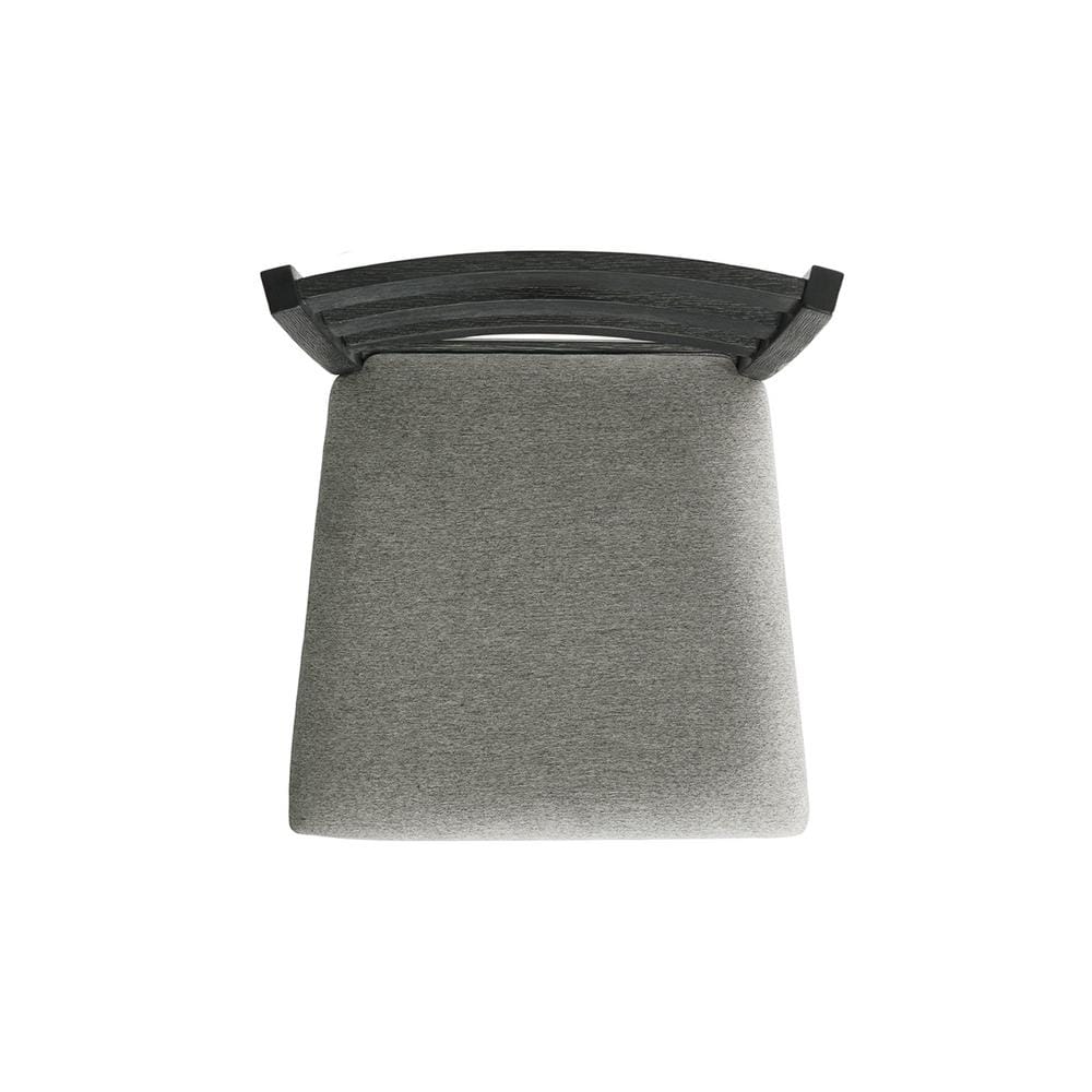 Modern 42" Square Counter Height Dining Set in Black and Gray