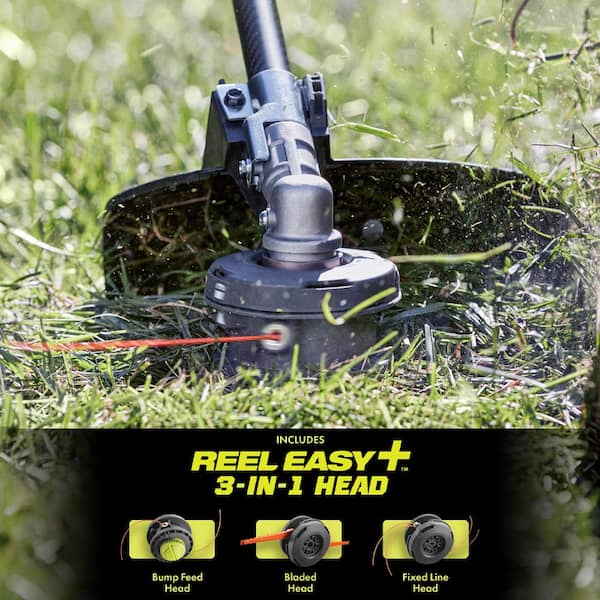 RYOBI 40V HP Brushless 15 in. Cordless Carbon Fiber Shaft Attachment  Capable String Trimmer with 4.0 Ah Battery and Charger RY40290 - The Home  Depot