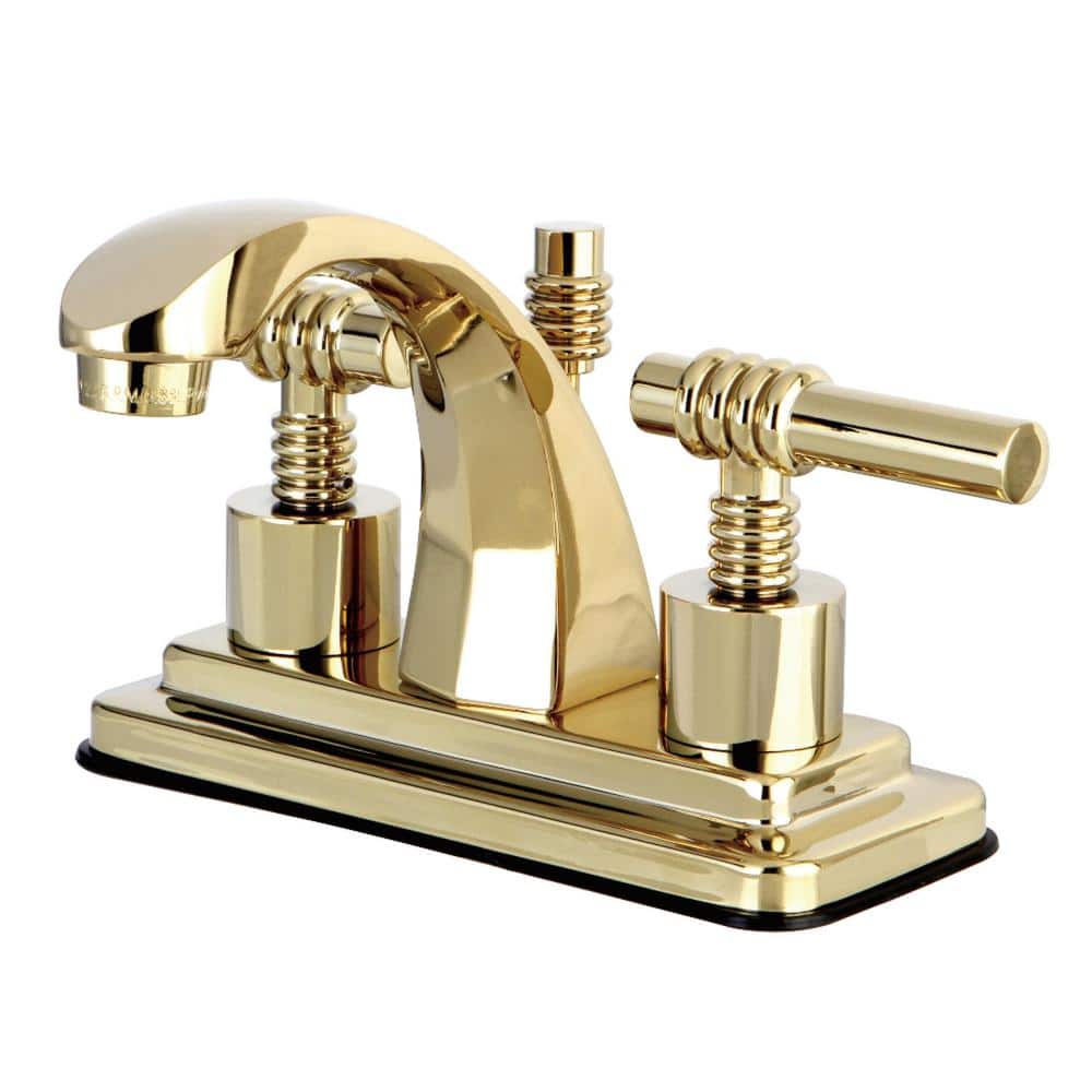 Polished Brass Kingston Brass Centerset Bathroom Faucets Hks4642ml 64 1000 