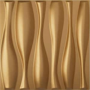 19 5/8 in. x 19 5/8 in. Fairfax EnduraWall Decorative 3D Wall Panel, Gold (Covers 2.67 Sq. Ft.)