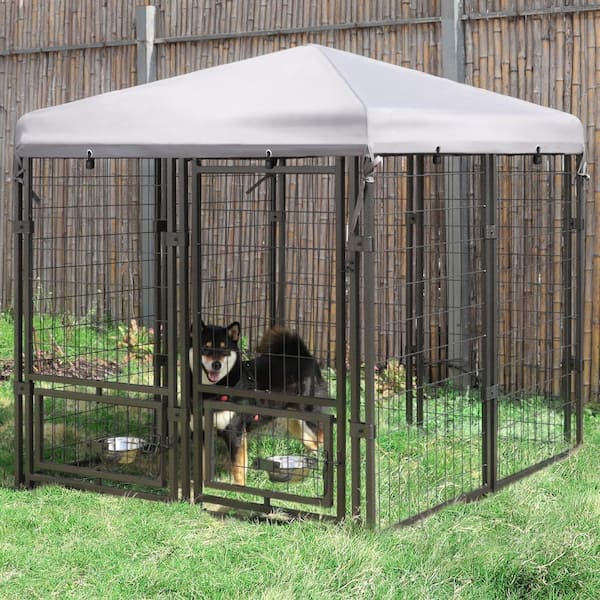 Outdoor fashion dog kennel cooling system