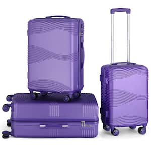Pocomoke Hill Nested Hardside Luggage Set in Lavender Purple, 3 Piece - TSA Compliant
