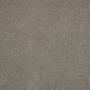 Katama II  - Grey Flannel - Gray 30.7 oz. Triexta Pattern Installed Carpet