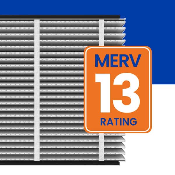 AprilAire 413 16 in. x 25 in. x 4 in. MERV 13 FPR 12 Pleated Filter For Air Cleaner Models 1410 1610 2410 2416 3410 4400 1 Pack 413 H1