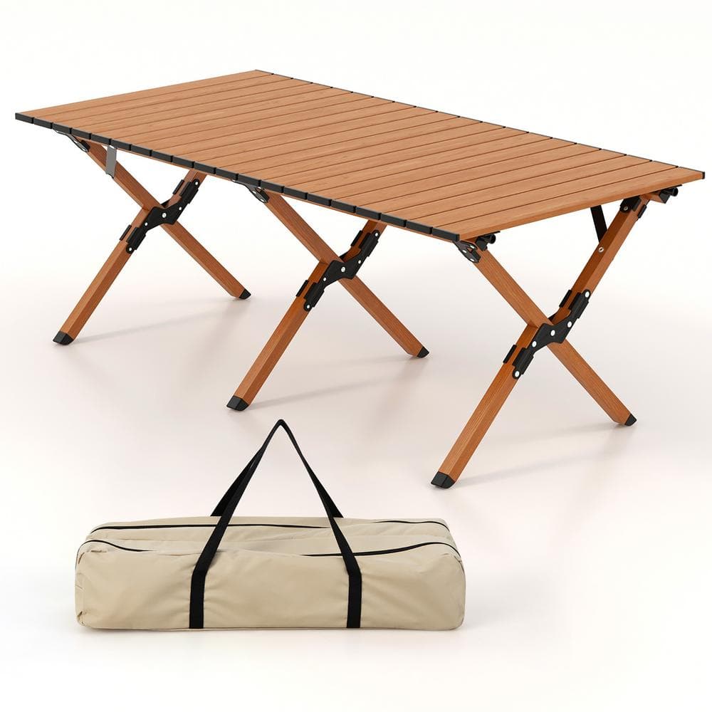 Cedar Portable Folding Grill/Craft Table