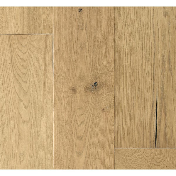 Malibu Wide Plank Take Home Sample - Sunset Cliffs French Oak Water Resistant Engineered Hardwood Flooring