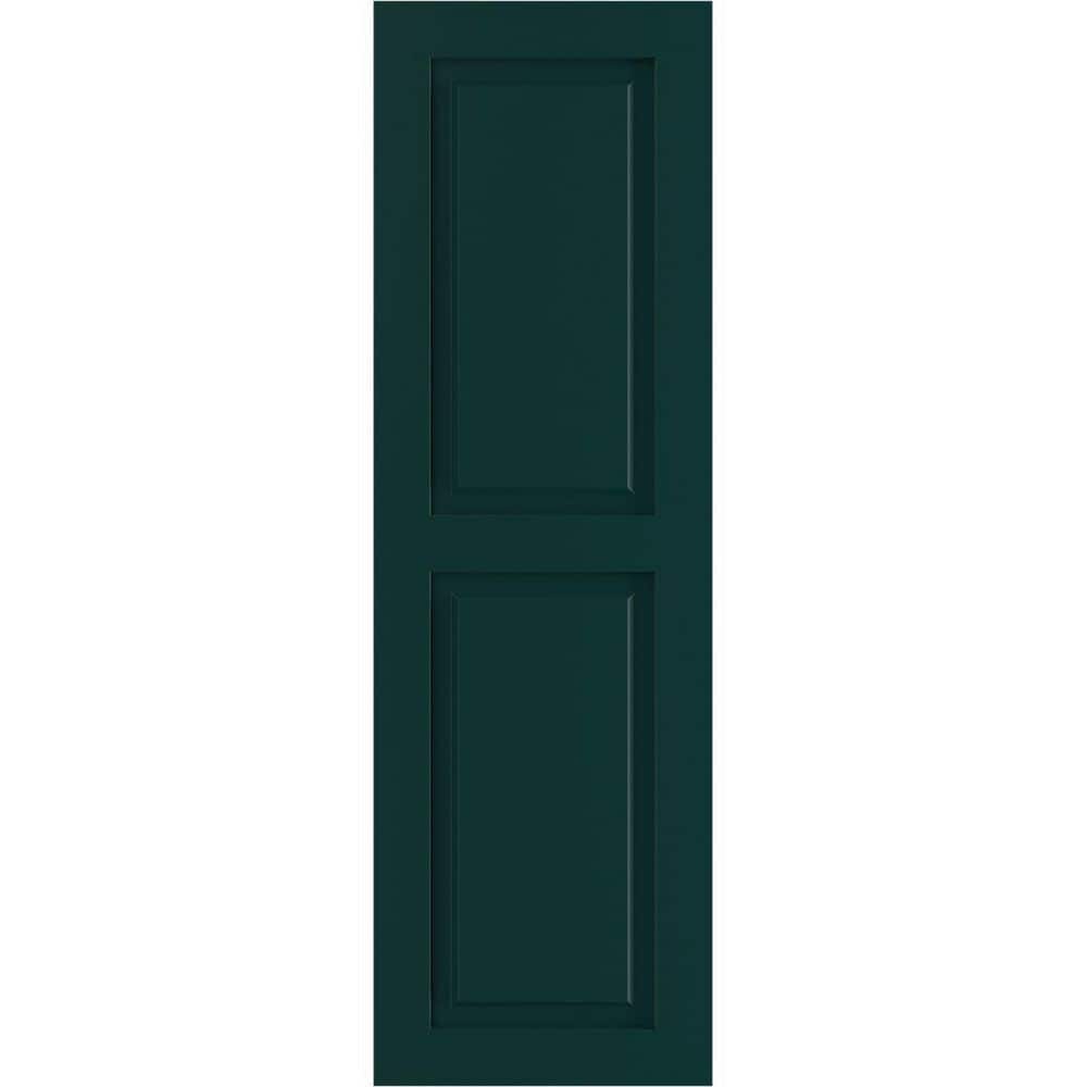 "18"" x 32"" True Fit PVC Two Equal Raised Panel Shutters, Thermal Green (Per Pair)" price history on PriceWatchPro