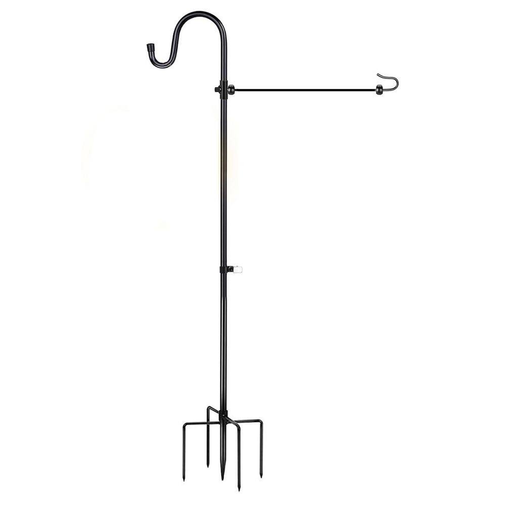 Metal Garden Flag Pole Holder with Shepherd Hook for Outdoor Decoration, 45 Inch Sturdy Yard Post Stake for 14x20 Flags price history on PriceWatchPro