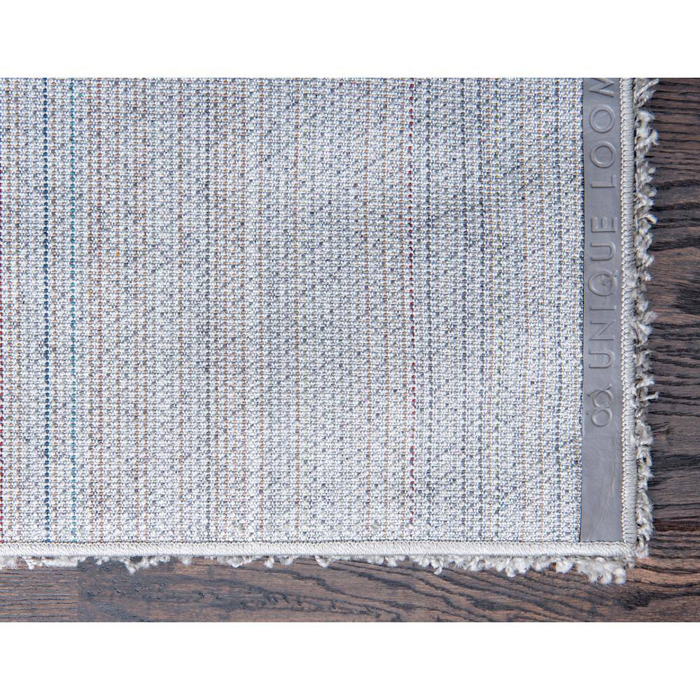 Cloud Gray Solid Shag 4' x 6' Easy Care Area Rug