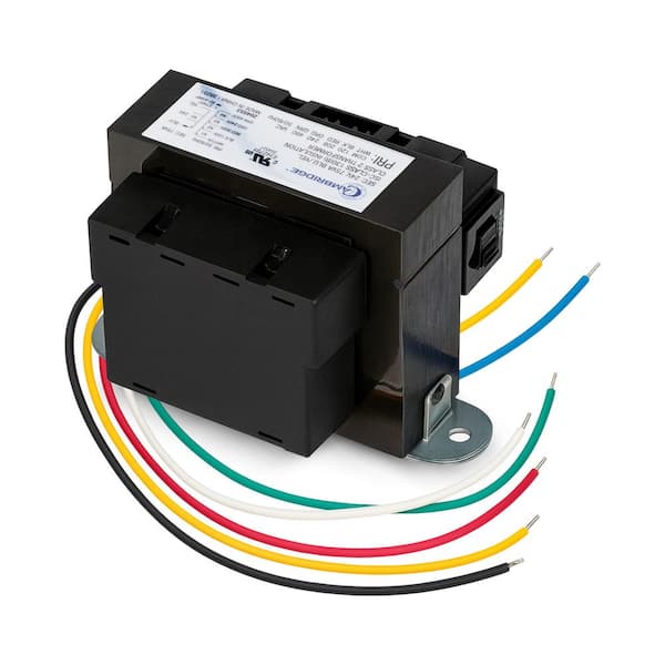 75VA Multi-Voltage 24V HVAC Transformer Black 1-Pack