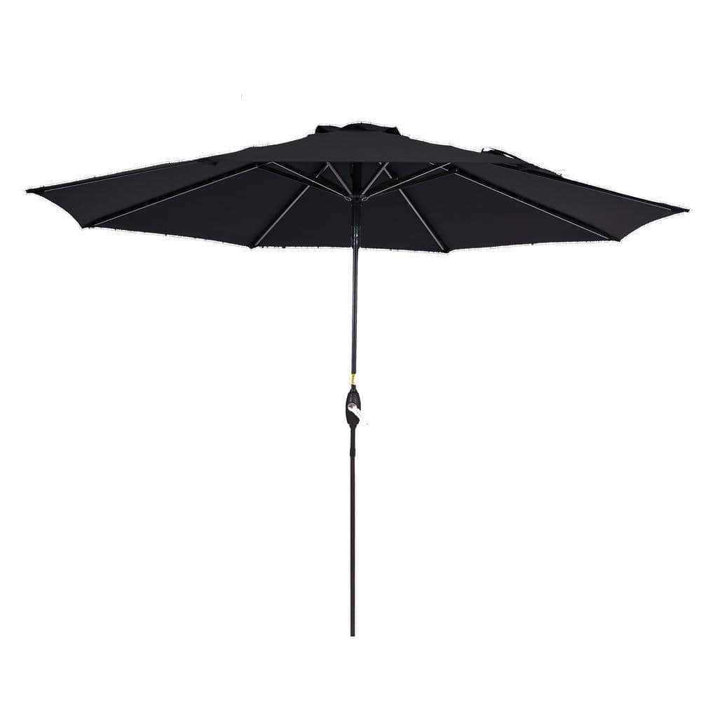 9 ft. Market Outdoor Patio Umbrella in Black