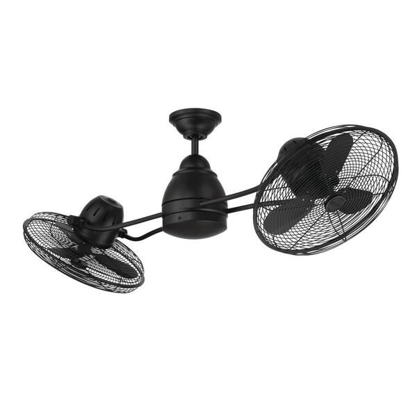 Craftmade Bellows II 48-in Brushed Nickel LED Indoor/Outdoor Ceiling Fan with Remote (6-Blade)