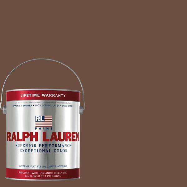 Ralph Lauren 1-gal. Harrow Brown Flat Interior Paint