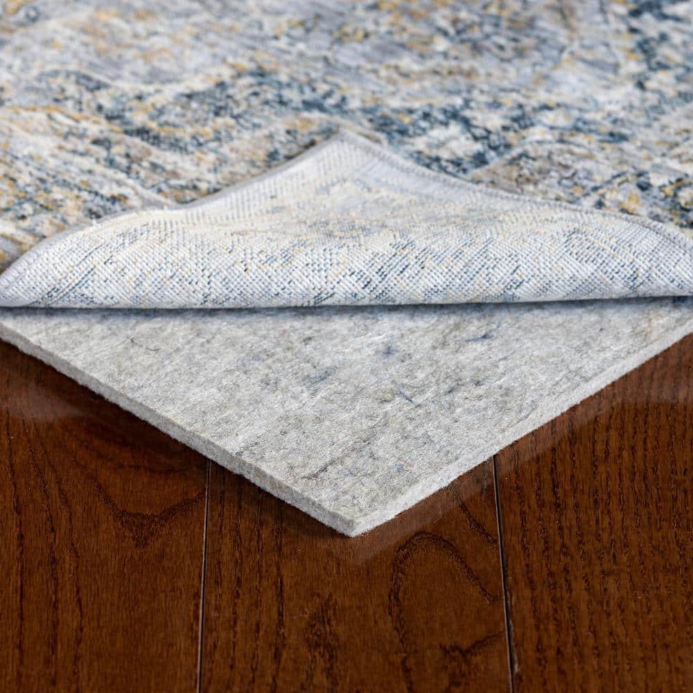 Classic 8' x 10' Gray Felt Cushioned Rug Pad