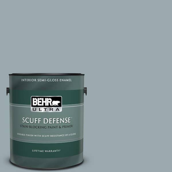 BEHR ULTRA 1 gal. #N470-4 NorWester Extra Durable Semi-Gloss Enamel Interior Paint & Primer