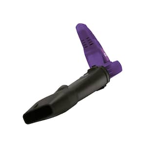 215 MPH 240 CFM 10 Amp Electric Handheld Leaf Blower, Purple