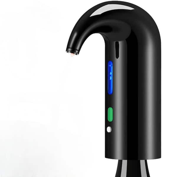 Adrinfly 13. 6oz. Elegant Glass Wine Electric Wine Aerator Decanter 1-Touch Wine Pourer with USB Charging