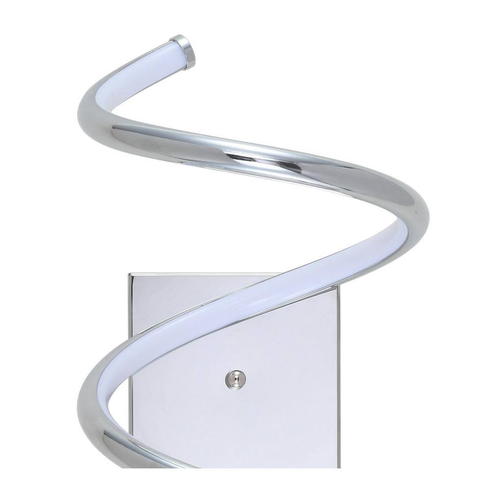 Scribble 20.5" Chrome Modern LED Vanity Wall Sconce