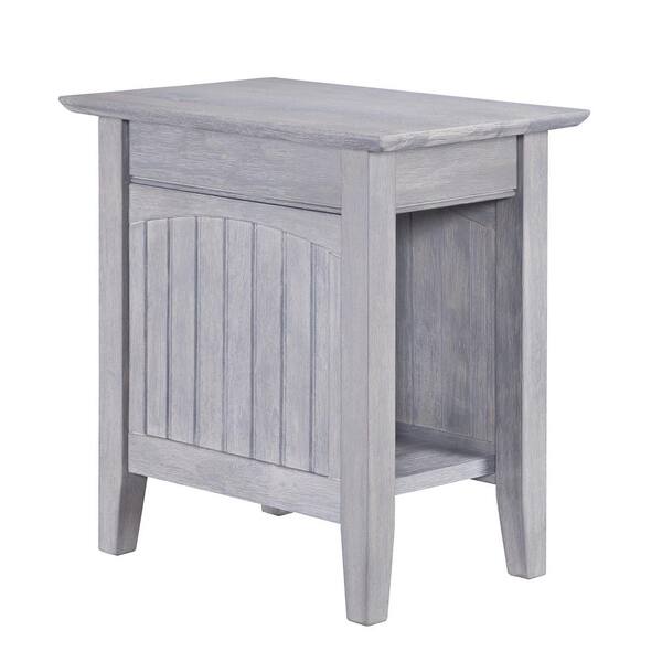 AFI Nantucket Driftwood Grey Chair Side Table AH13308 - The Home Depot