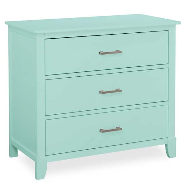 Universal Teal Mint 3 Drawers Chest, Child S Dresser Drawers