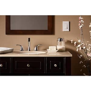 Diva LED+ Dimmer Switch for Dimmable LED, Halogen and Incandescent Bulbs, Single Pole or 3 Way, White (2 Pack)