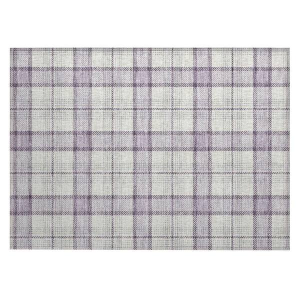 Addison Rugs Chantille Machine Washable Indoor/Outdoor Abstract ACN1052 Lavender 1 ft. 8 in. x 2 ft. 6 in. Area Rug
