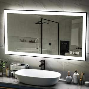 Apex 55 W x 30 H LED Bathroom Light Mirror,Anti Fog,Dimmable