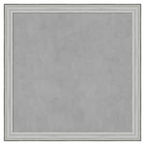 Bel Volto Silver 27 in. x 27 in. Framed Magnetic Board